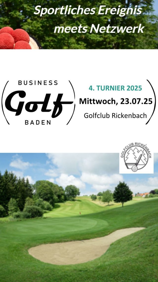 Markus Reich und Jakob Henkelmann von der Privatbrauerei @waldhaus_bier erwarten die Teilnehmer*innen heute zum 4. Business Golf Baden Turnier 2025 im @golfclub_rickenbach
Das Wetter stimmt schon mal, der Platz ist ready - wir wünschen ein erfolgreiches Turnier und viel Spaß beim Netzwerken!
#gruenderzeit #netzwerk #Business #businessgolf #golf #rickenbach